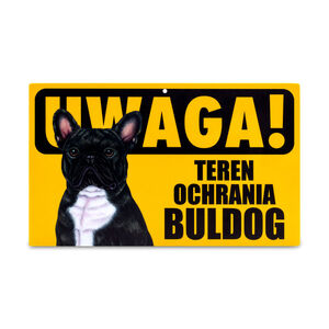 TZZ-011-BULDOG FRANCUSKI BIAŁO CZARNY