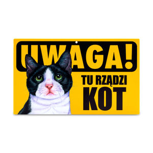 TZZ-047-KOT BIAŁO-CZARNY